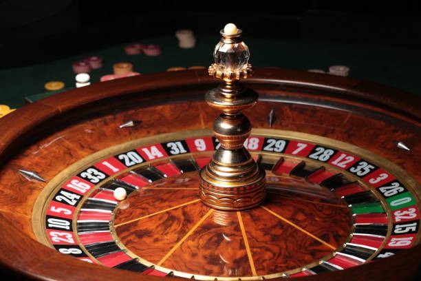 Roulette wheel layout showing number positions and bet zones
